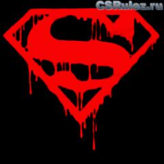   Counter Strike Source - bloody_superman_logo