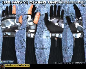 ,    - US NAVY Diving Units Gloves v1.0