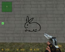   Counter Strike Source - cute little bunny.